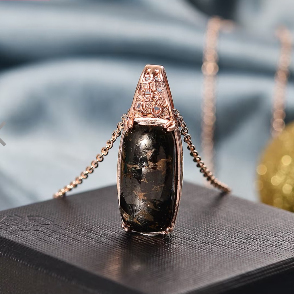 Karis Matrix Silver Shungite 735 Ctw Pendant Necklace 20$